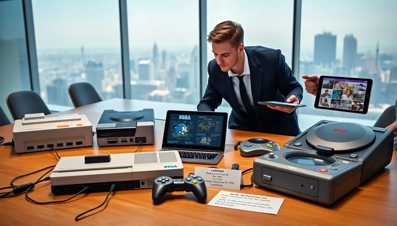 sega gaming console