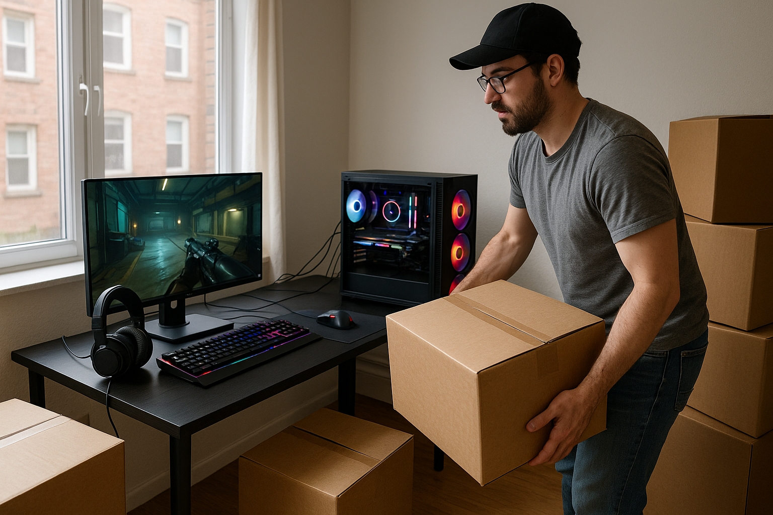 relocate without losing gaming setup eurogamersonline